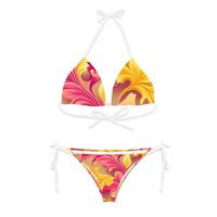 Get ready to embrace the summer vibes with our Summer Vibes Bikini Top + String Bottom Combo. This vibrant and stylish ensemble is designed to elevate your beach look. The bikini top offers a flattering and comfortable fit, while the string bottom allows for adjustable coverage and a flirty touch. With a combination of bold colors and eye-catching patterns, our Summer Vibes Bikini Combo is perfect for lounging by the pool or soaking up the sun on sandy beaches. Make a statement and radiate those positive summer vibes with this must-have combo.