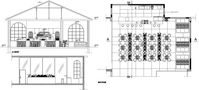 Cafe Plan And Elevation DWG AutoCAD File - Cadbull