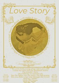 Love Story. Poster. Fearless. Taylor Swift