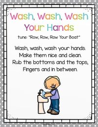 Hand Washing Posters and Songs by Miss Lucy | Teachers Pay Teachers