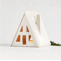 Small White Holiday Alpine A-Frame House Sku: 491-565 New *********** Please Don't Bundle For Safety********* Sold Out Online *********