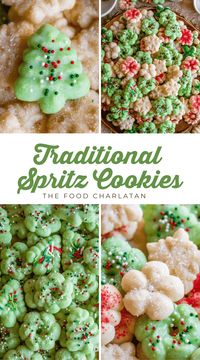 Traditional Spritz Cookies from The Food Charlatan