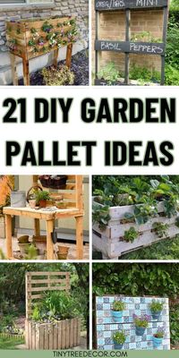 Easy Gardening Pallet Projects You've Gotta Try! | Tiny Tree Decor 2024