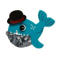 Pedro The Piranha Brooch by Erstwilder