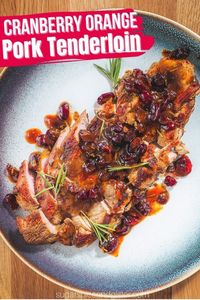 Melt-in-your-mouth butterflied cranberry pork tenderloin balances savory and subtly sweet flavors, perfect for impressing guests or while being easy and affordable enough to make it a great option for a weeknight meal.