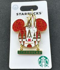 Cinderella Castle Walt Disney World Starbucks Pin - Disney Pins Blog