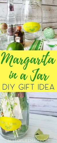 Make this DIY margarita in a jar gift for your tequila-loving friends on any occasion! Margarita in a Jar How to | How to Make a Margarita in a Jar | Best Gift Ideas | Best DIY Gift Ideas | Easy DIY Gift Ideas for Adults | Best DIY Gift Ideas for Adults