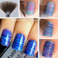 Fan Brush Nail Art Tutorial  -video