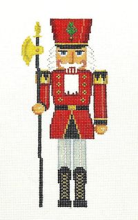 The Red Guard Nutcracker handpainted Needlepoint Ornament by Susan Roberts The Red Guard Nutcracker handpainted Needlepoint Ornament by Susan Roberts Click image to enlarge Description Welcome to  Needlepoint By Wildflowers!  My goal is to offer you the best possible service, the finest hand painted needlepoint canvases, beautiful needlepoint accessories, stitching supplies and the best professional service.  Offered is a Brand New needlepoint Ornament canvas from Susan Roberts Needlepoint ~ A b