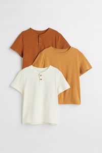 3-pack Henley Shirts