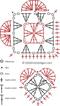 Granny Square Hearts ♥ – Crochet Again