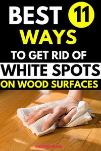 When white spots mar the surface of your cherished wooden furniture or floors, it can be frustrating. These unsightly blemishes can occur due to various reasons like water spills, heat damage, or chemical reactions. Fortunately, there are several methods you can try to remove white spots and restore the beauty of your wood surfaces. Discover how to effectively remove white spots from wood surfaces