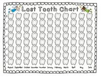 Back to School! This is a great lost tooth chart to keep track of all of the teeth that our students lose throughout the entire school year.