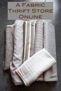 Sustainable fabric for thoughtful makers. A sewing thrift store online. Shop vintage, dead stock and de-stashed fabric.