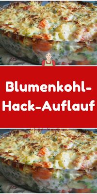 Blumenkohl-Hack-Auflauf