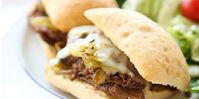 Pepperoncini Beef Sandwiches