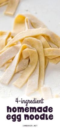 Whip up a batch of these easy homemade egg noodles using just four simple ingredients. Perfect for adding a comforting touch to your favorite soups or pasta dishes, these noodles are a delightful way to bring a homemade feel to your meals. With minimal prep and maximum flavor, this recipe is a must-try for anyone looking to elevate their cooking game with a personal touch.