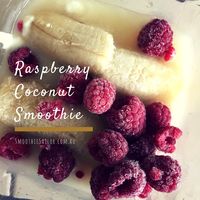 Raspberry Coconut Smoothie - Delicious Family Favourite Recipe