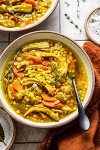 Caribbean-Inspired Curry Chicken Soup