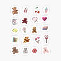 Get my art printed on awesome products. Support me at Redbubble #RBandME: https://www.redbubble.com/i/sticker/Cute-Cartoon-Bears-pack-National-Teddy-Bear-Day-Happy-Teddy-Bear-Day-Images-Mothers-Day-2023-Animal-Lovers-Gifts-by-haRexia/141087412.EJUG5?asc=u