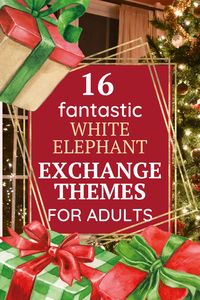 Pick a fun white elephant gift exchange theme. These ideas make the Secret Santa event awesome.