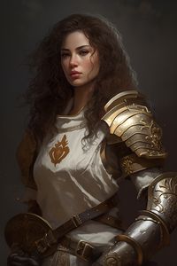 Cette illustration de paladin femme de Donjons et Dragons capture l'essence d'une guerrière dévouée et justicière. Parfaite pour inspirer une touche de noblesse à votre prochaine session de D&D! #ArtDnD #PaladinFantastique #JeuxDeRôle #DonjonsEtDragons