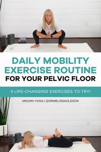 Is improving your mobility one of your 2024 fitness goals? Give these life-changing mobility exercises a try to strengthen your pelvic floor muscles, improve mobility, and improve flexibility! This mobility stretching routine is perfect for mobility exercises before a workout or to add mobility exercises for beginners in your overall health and fitness routine!