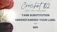 Crochet 102: Yarn Substitutions and WPI