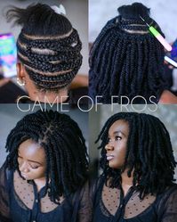 This is a perfect protective hairstyles for transitioning hair