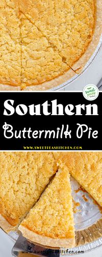 Southern Buttermilk Pie