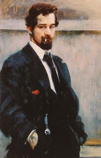 thunderstruck9: “ Jan Preisler (Czech, 1872-1918), Self-portrait, 1902-03. Oil on canvas, 69 x 39 cm. Národní galerie, Prague ”