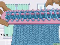 How to Knit a Blanket on a Loom (with Pictures) - wikiHow