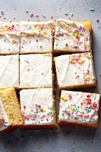 Lemon sheet cake