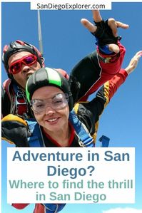 If you love the rush of adrenaline and want to experience something fun, adventurous and exhilarating, try these 12 San Diego adventures! San Diego Things to do - San Diego Adventures - Fun things to do in San Diego