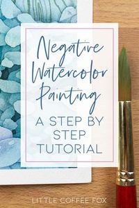 I used to think that creating depth and contrast in my watercolors was impossible -- but that was before I discovered watercolor negative painting! This technique is the perfect solution to create gorgeous paintings that pull you in. In this step-by-step tutorial, I'll show you exactly how negative painting works and how you can apply it to your own art! #watercolor #watercolortutorial #watercolortechnique #negativepainting