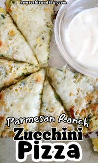 Try this Parmesan Ranch Zucchini Pizza! Made with fresh zucchini as the base, these easy, low-carb pizza. ​ ​ Topped with savory Parmesan, ranch seasoning, and melted cheese for the ultimate healthy yet delicious twist on pizza night. ​ ​ ​Each bite delivers the perfect balance of crispy zucchini and cheesy goodness, making it an ideal snack or meal for anyone looking to enjoy pizza without the carbs! ​ ​ ​ ​#LowCarbPizza ​ ​#ZucchiniPizza #HealthyPizza ​ ​ ​#RanchZucchiniPizza