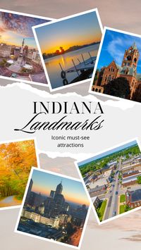 Indiana is full of incredible landmarks that showcase its rich history and natural beauty! From the stunning architecture of the Indianapolis Motor Speedway to the breathtaking views of Clifty Falls State Park, there's so much to explore and be inspired by in the Hoosier state!