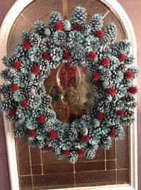 After: Pine Cone Wreath goodhousemag