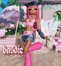 Outfit by me ₊‧°𐐪♡𐑂°‧₊ #dti #dresstoimpress #roblox #pink #y2k