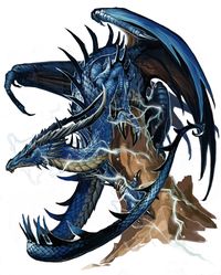 Ancient Blue dragon by BenWootten.deviantart.com on @deviantART