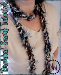 Braided Scarf with The Scrap Shoppe