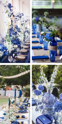 royal blue wedding theme