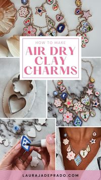 Discover the world of DIY jewelry and unleash your inner designer with this step-by-step guide to crafting your own air-dry clay necklace charms – perfect for adding a personal touch to your wardrobe or making thoughtful handmade gifts for friends and loved ones!