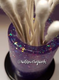 This is another shot of a Q-tip Holder that I have available for sale in my Easy shop. Click the picture for more information and to purchase!