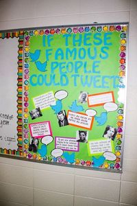 twitter bulletin board history bulletin board secondary education elementary education