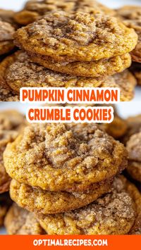 Get ready to indulge in these Pumpkin Cinnamon Crumble Cookies 🍁✨! Soft, chewy, and bursting with cozy autumn flavors, they’re the perfect treat for fall. 🎃🍪 Topped with a buttery cinnamon crumble, these cookies are as delicious as they are easy to make. Whether you're sipping on your favorite latte or looking for a quick dessert, these cookies will hit the spot! 🍂👩‍🍳 Save this recipe for your next baking adventure and share the fall love with friends! #FallBaking #PumpkinSpice #Cookies