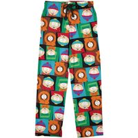 Get ready for a hilarious and irreverent night's sleep with these men's pajama pants featuring the iconic characters of South Park! Officially licensed and adorned with the beloved main characters from the show, these pajama pants are a must-have for any South Park fan. Made from a super soft premium brushed polyester stretch blend, these pants offer ultimate comfort for your cozy nights in. The elastic waistband with drawstrings ensures a snug and comfortable fit, while the side pocket adds a t