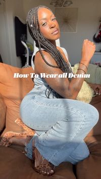  

Pair a denim corset or cropped strappy top with high waisted, straight legged jeans. Make sure the top is a little lighter then the pants. Pair with platform shoes. I love cheetah with denim. 

