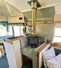 rv wood stove features