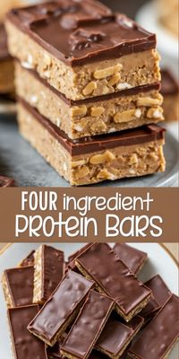 Looking for a healthy snack that’s easy to make? Try these homemade protein bars with just 4 ingredients! They’re nutritious, filling, and delicious. Get the recipe now! #ProteinBars #HealthyEating#SnackIdeas#Homemade #EasyRecipes #Nutrition #FitFood #MealPrep #GlutenFree #EnergyBoost